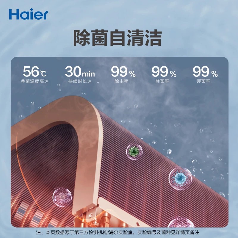 [政府补贴]海尔空调官方家用3匹一级能效变频冷暖立式柜机72KCA81